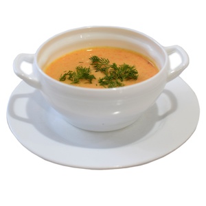 Суп-пюре картопляний з беконом